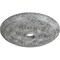 Ekena Millwork Spiral Ceiling Medallion (Fits Canopies up to 4"), 25 1/4"OD x 4"ID x 2"P, Ultra Pure White Crackle CM25SPUWC - alternate 4